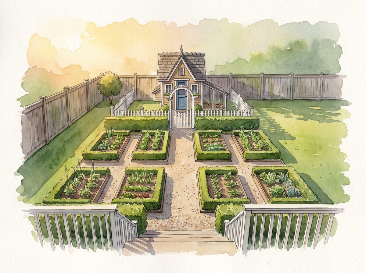 The potager coop chicken coop garden