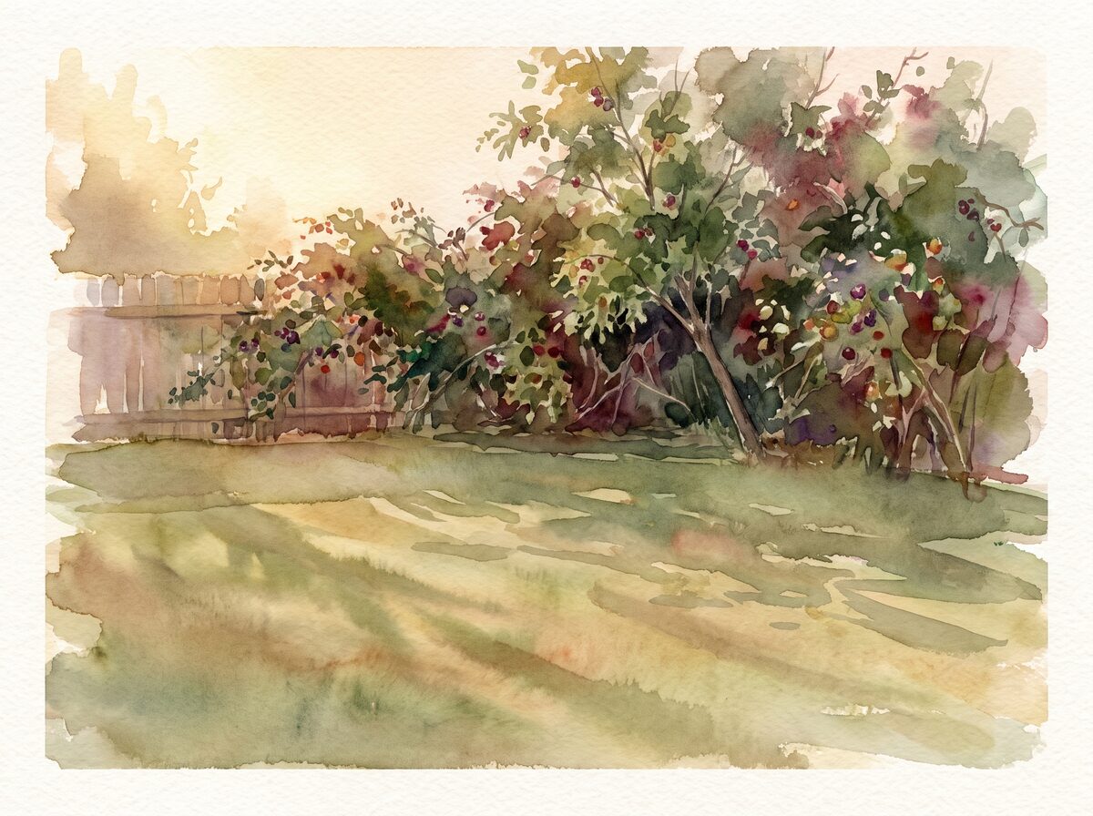 The hedgerow edge food forest