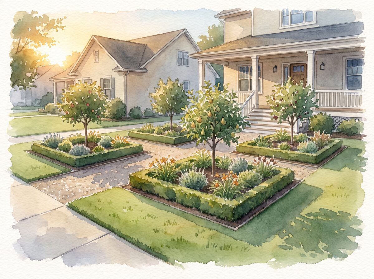 The front-yard quadrant food forest