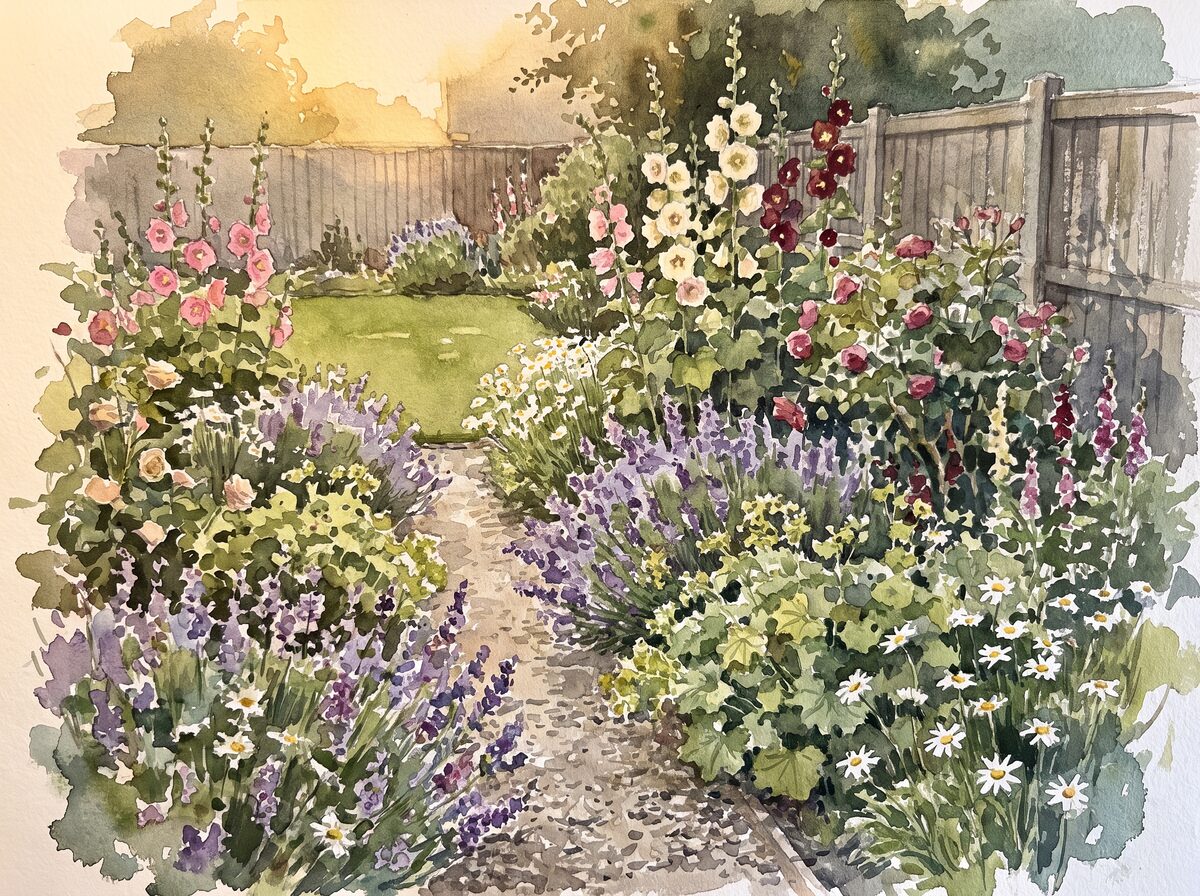 The English cottage garden garden