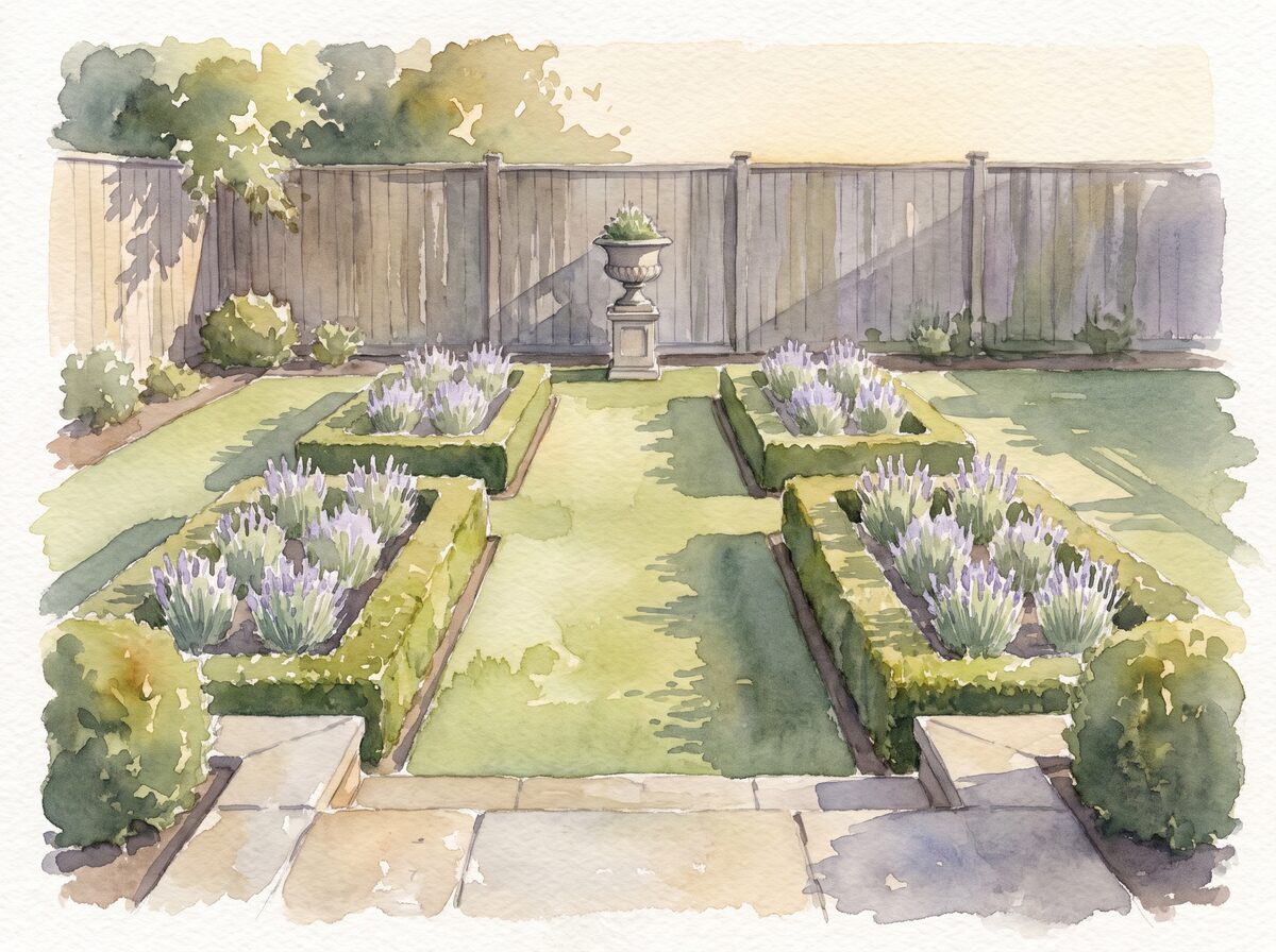 The formal garden garden