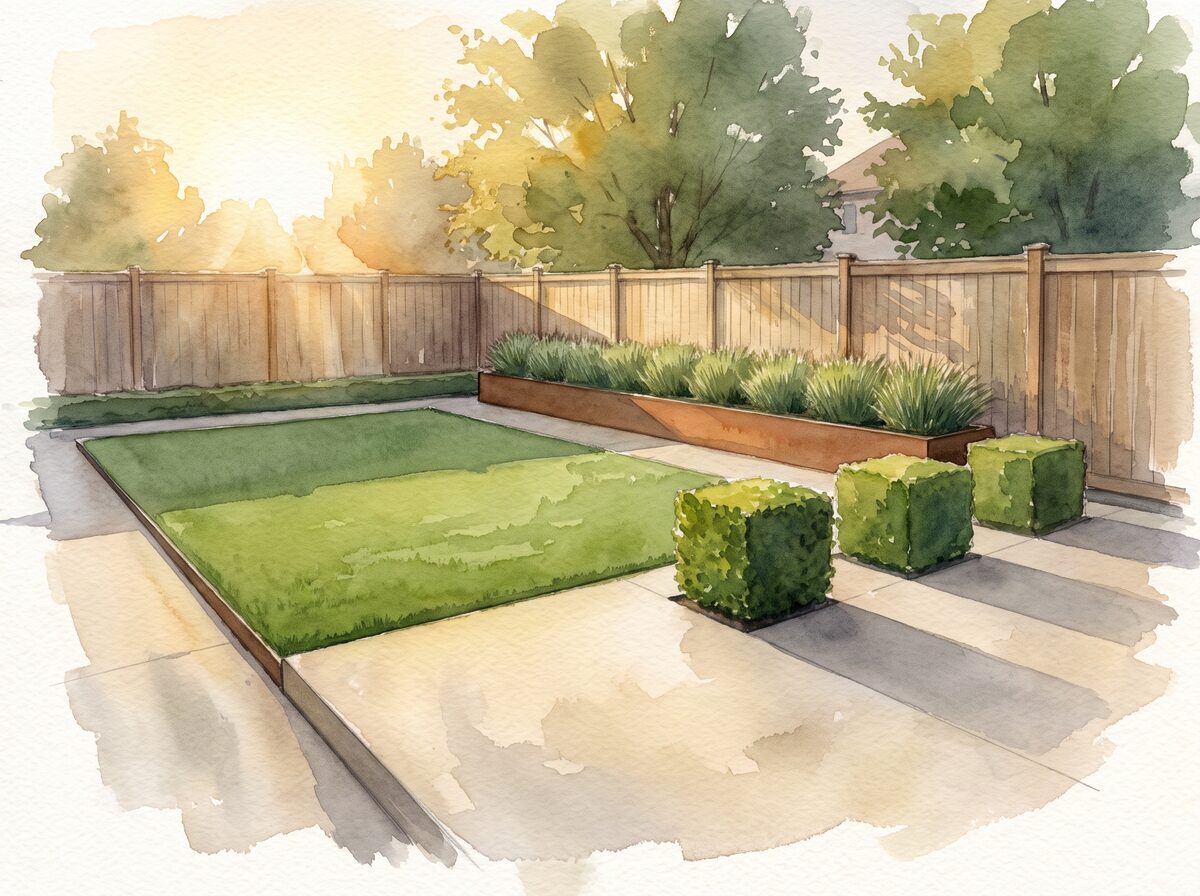 The modern garden garden