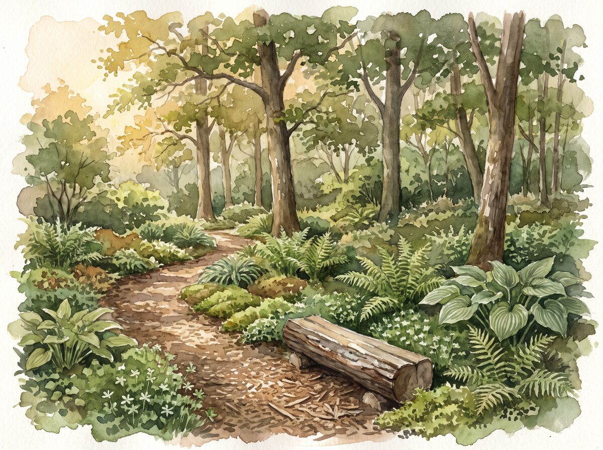 The woodland garden garden