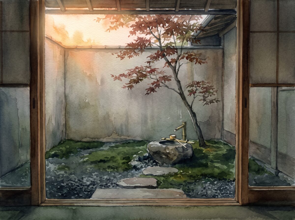 The courtyard garden japanese garden