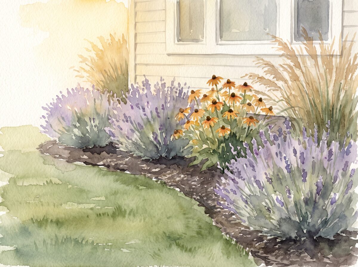 The foundation replant pollinator garden