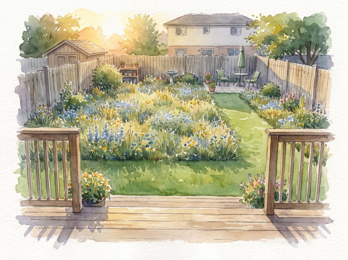 The mini meadow pollinator garden