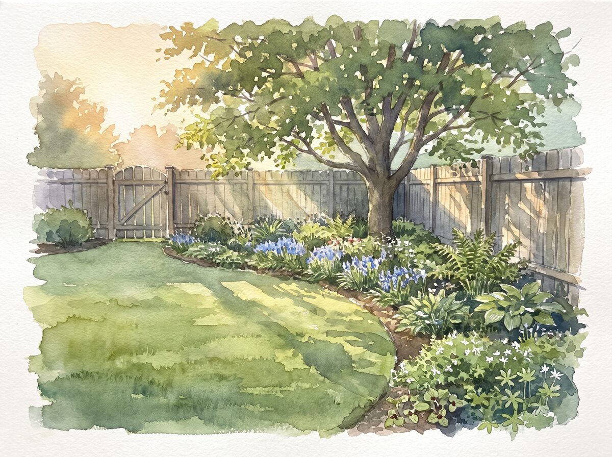 The woodland edge pollinator garden