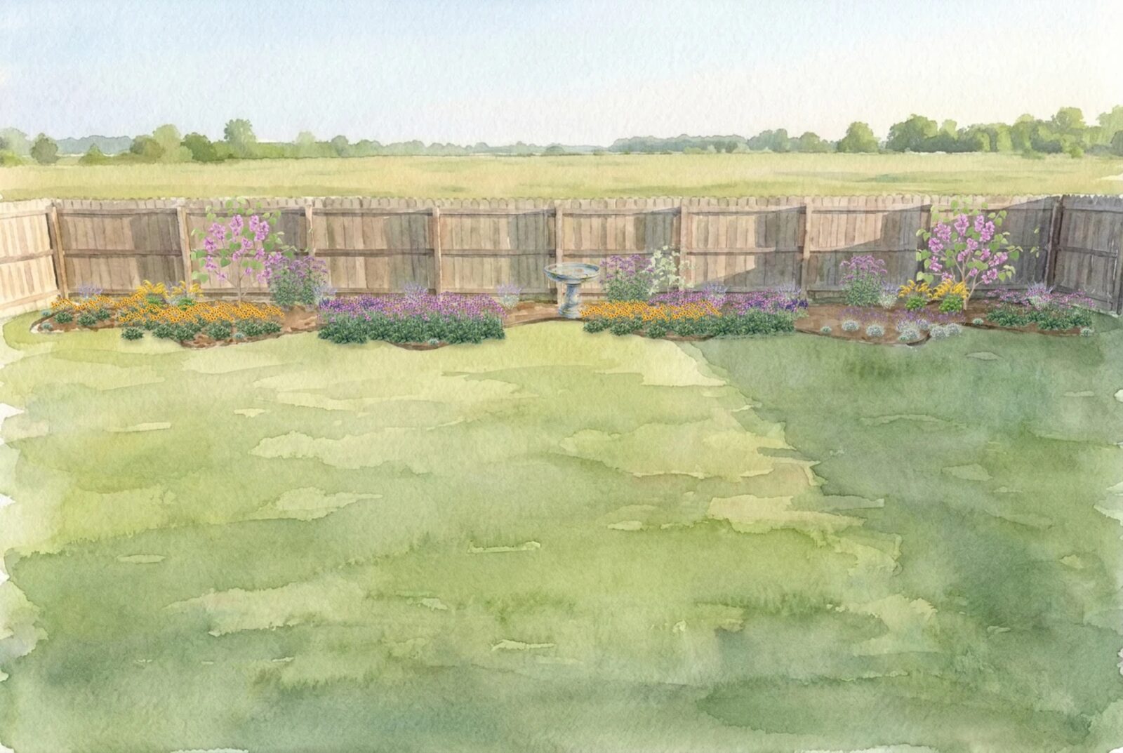 pollinator garden at year 5