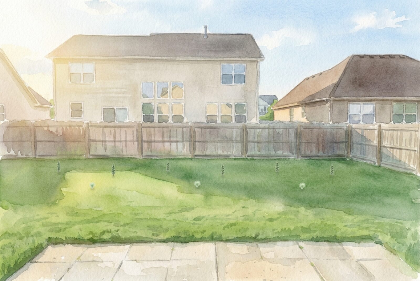 The sample privacy plan rendered by the studio, one frame per timeline year