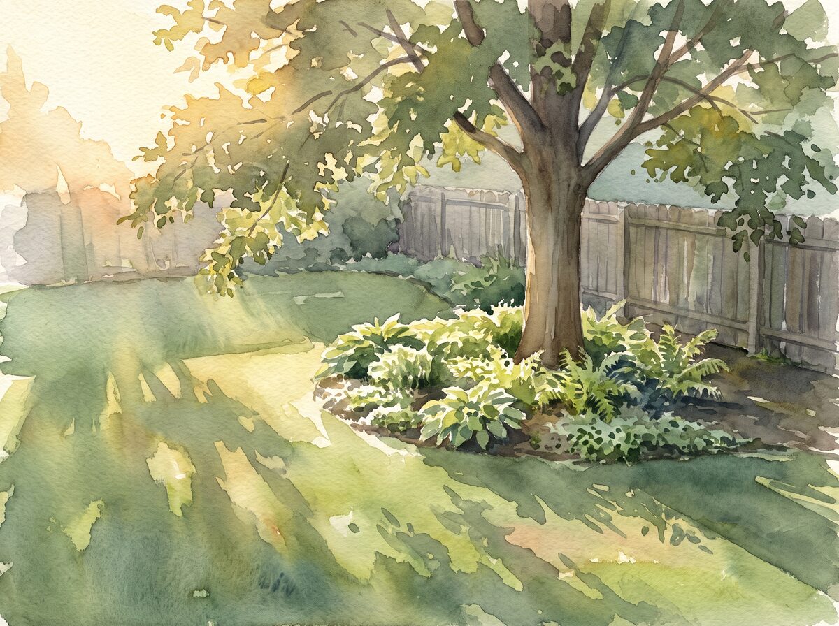 The canopy lift shade garden